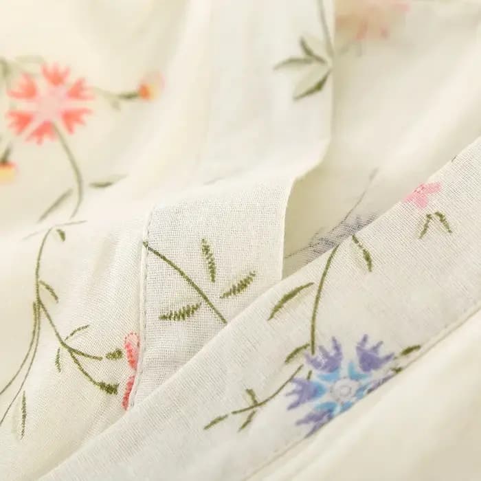 Pyjama d'été en mousseline pour femmes