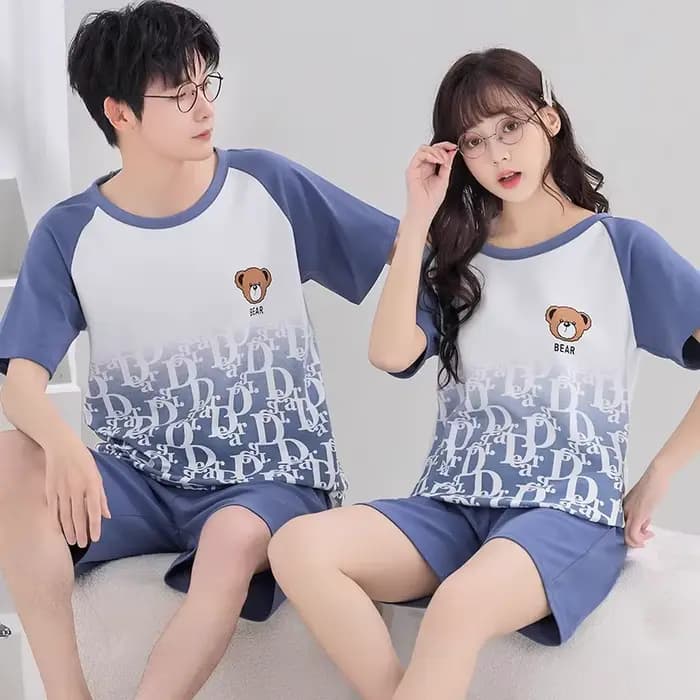 Ensemble de pyjamas de dessin animé pour couple