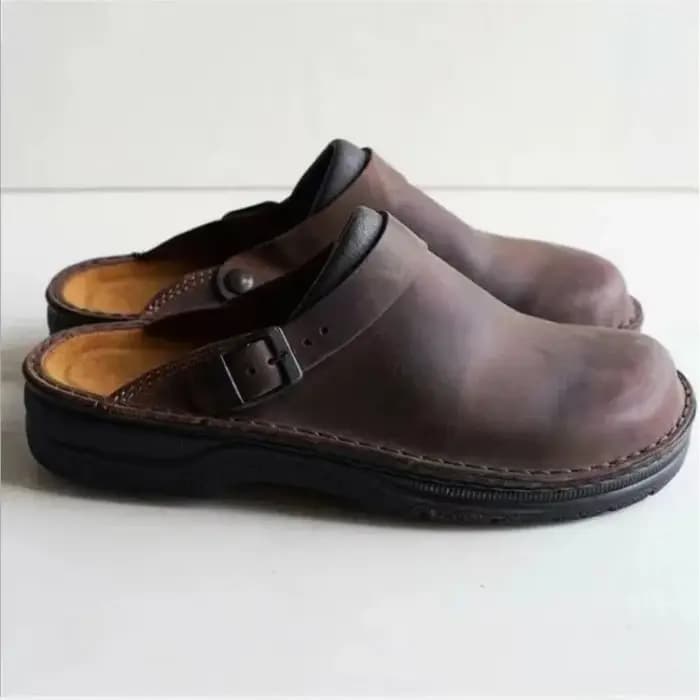Pantoufles d'Été en Cuir PU pour Homme et Femme