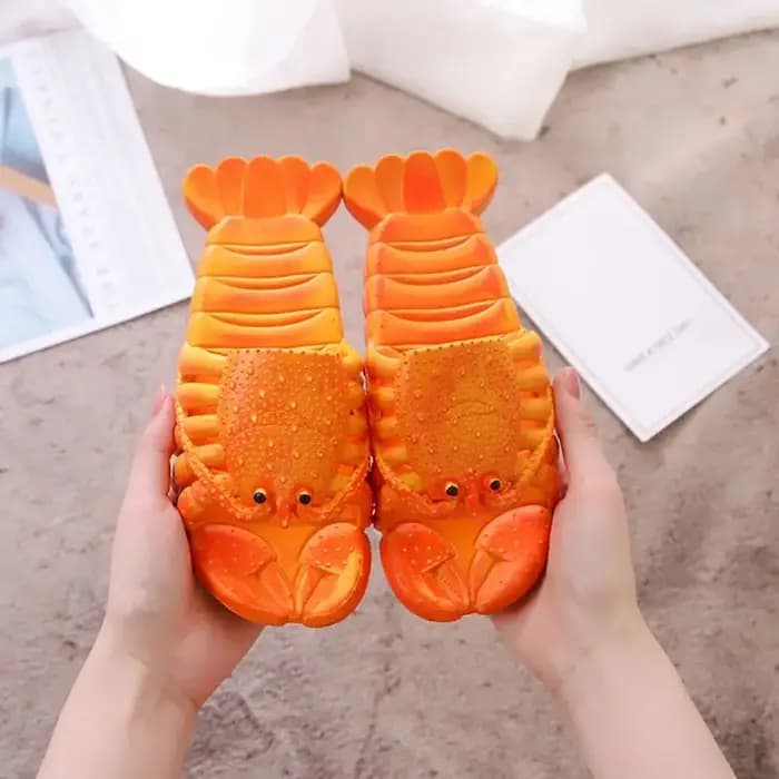 Pantoufles de homard antidérapantes décontractées