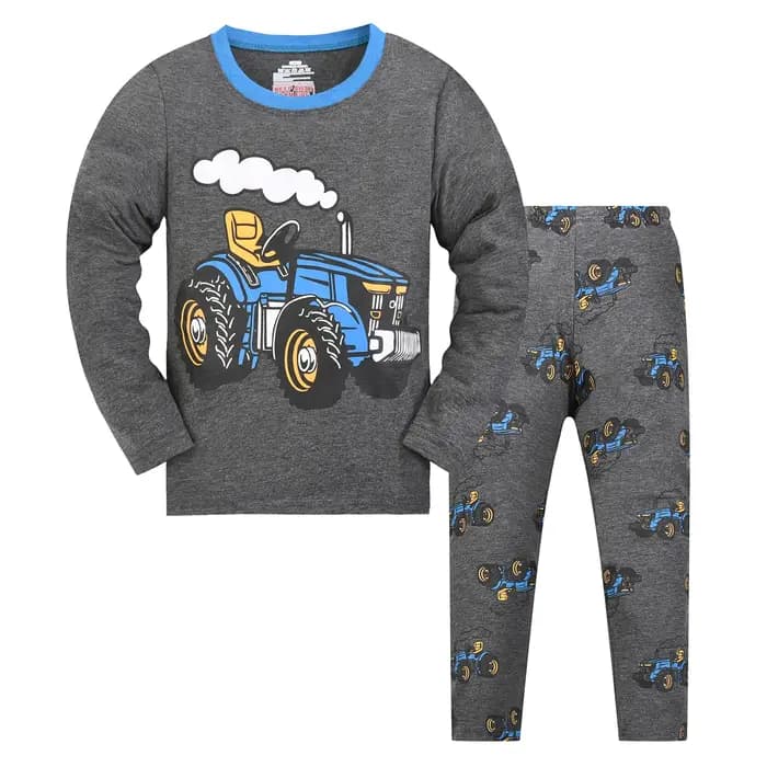 Pyjamas pour garçons, ensemble d'hiver à manches longues pour enfants