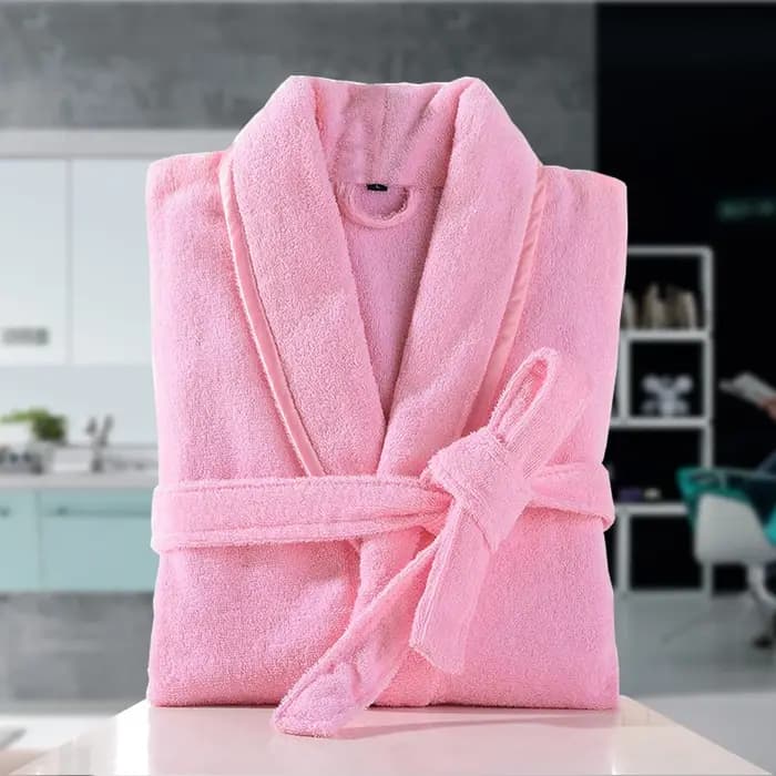 Peignoir 100% coton éponge pour femmes et hommes