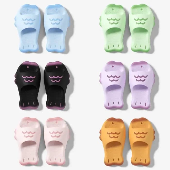 Chaussons créatifs Taiyaki en EVA souple antidérapants