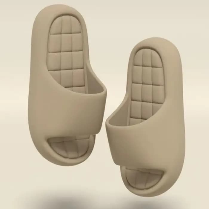 Chaussons d'été pour femmes, style tendance, semelle souple, antidérapants, à bout ouvert, respirant