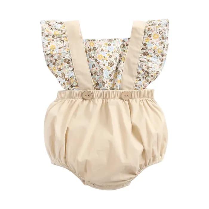 Sanlutoz été coton bébé filles barboteuses nouveau-né princesse