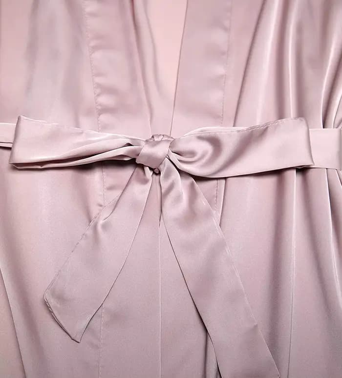 Peignoir femmes Extra longs vêtements de nuit Robes Robe soyeuse charmante