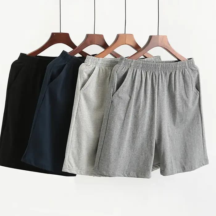 L-5XL Pyjamas Pantalon Pour Hommes Décontracté Grande Taille Vêtements De Nuit Shorts Coton D'été Pyjama Homme