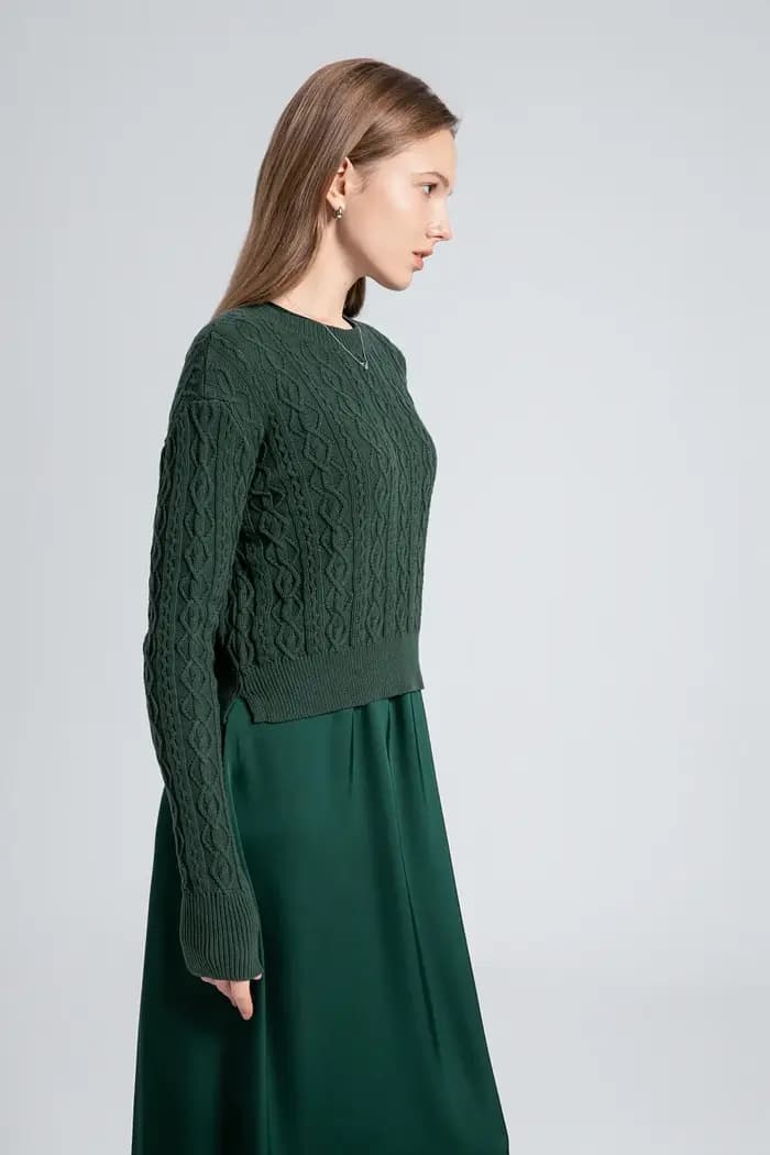 Robe à Fermeture Éclair en Modal Doux pour Femme