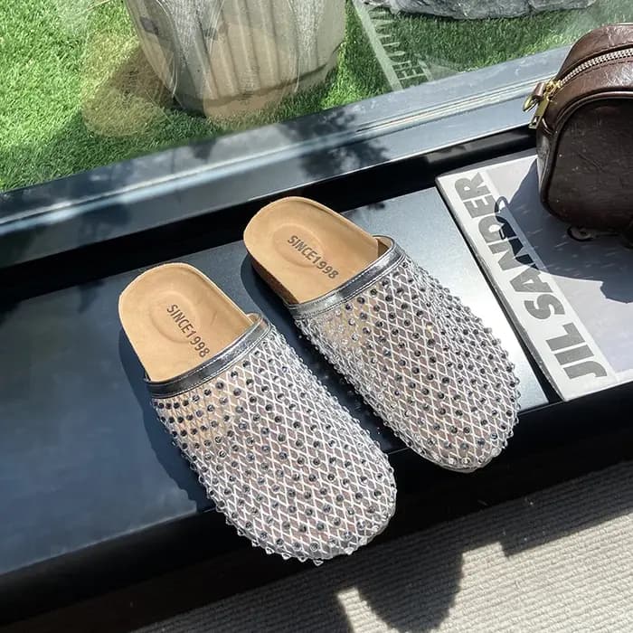 Femmes pantoufles été 2025 nouvelle marque de luxe