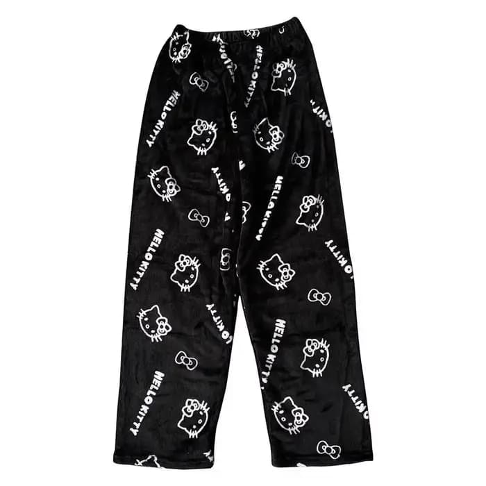 Pyjama Hello Kittys en flanelle pour femme
