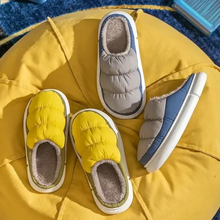 Chaussons chauds imperméables pour hommes et femmes