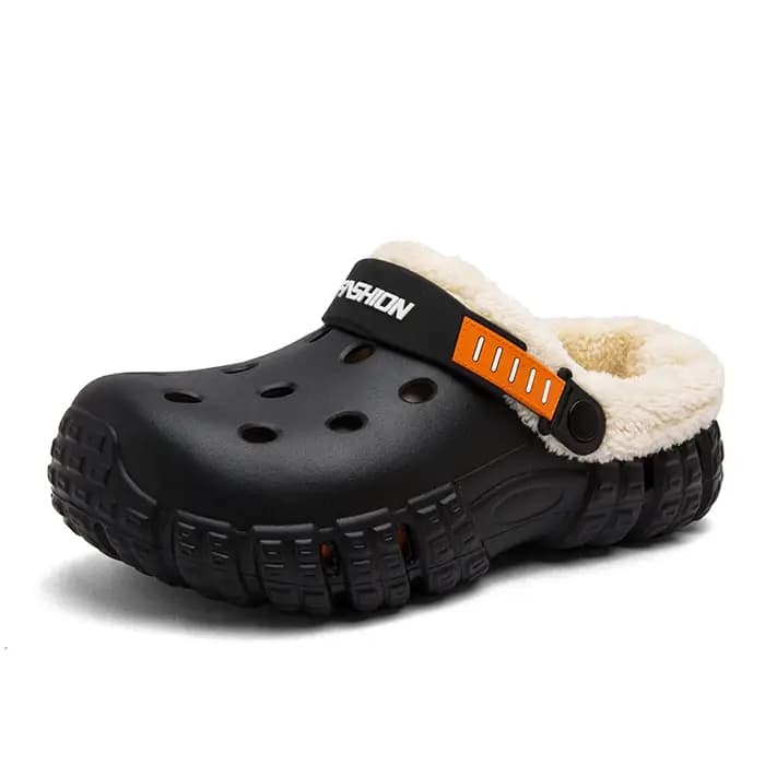 Mode hommes hiver pantoufles chaud fourrure chaussures de jardin couples hiver chaud maison pantoufl