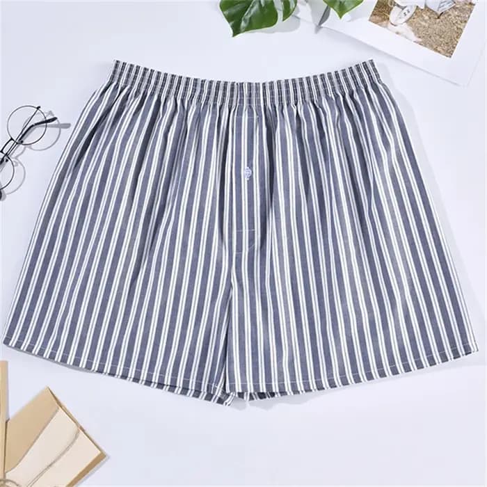Vêtements de nuit en coton pour dormir Pyjamas pantalons hommes mode rayé