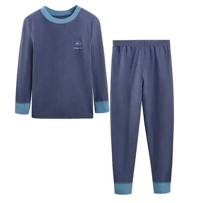 Pyjama d'hiver en coton à manches longues pour garçon adolescent