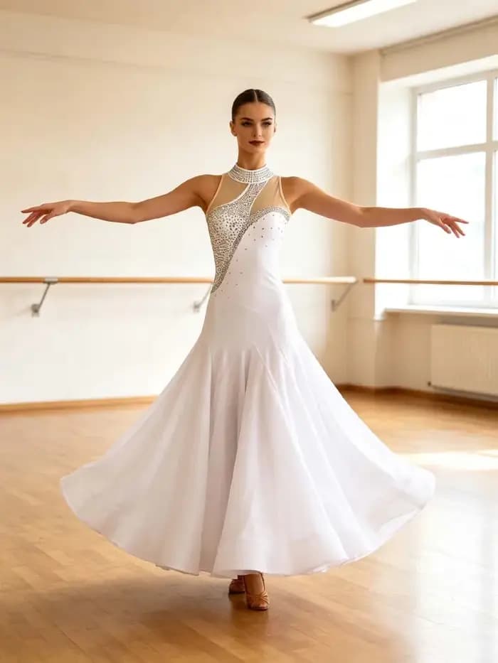 Robes de danse de salon standard pour adultes