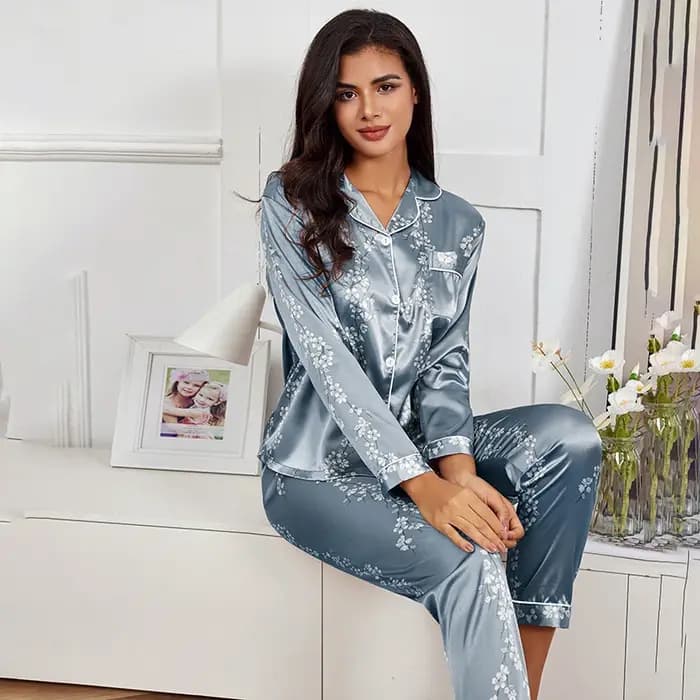 Ensemble de pyjamas à manches longues pour femmes