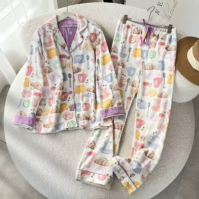 Pyjama assorti 2 pièces ensemble femmes Pj ensembles