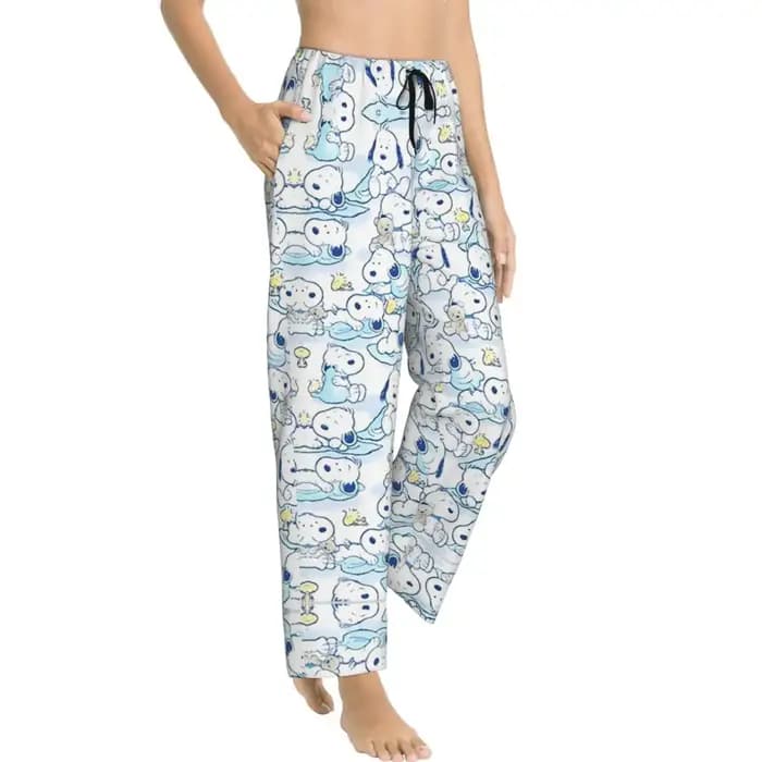 Pantalon de pyjama pour femme De Pattie Zeier En Nuevo S-Snoopys, pantalon de détente ample, bas de pyjama pour la maison