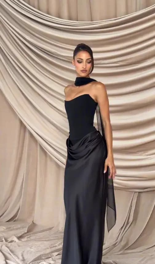 Robe longue sexy pour femme