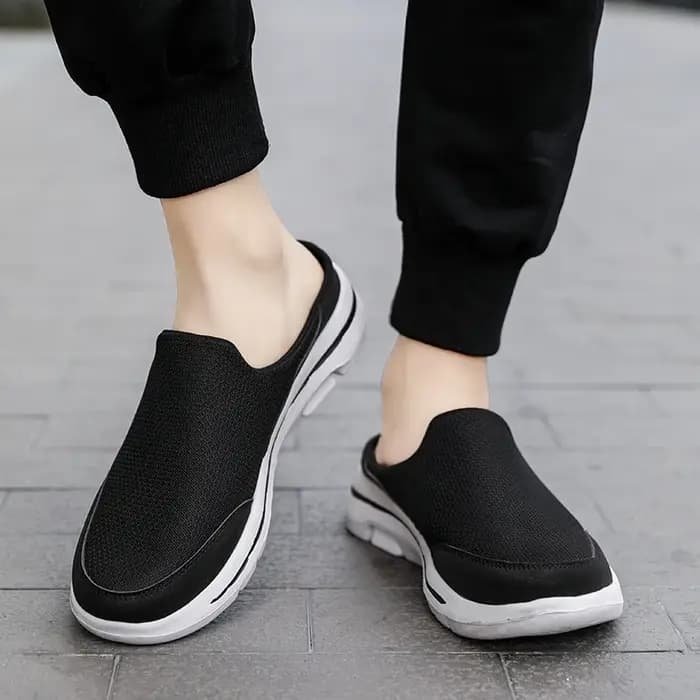 2025 hommes pantoufles été respirant maison pantoufles d'intérieur hommes fond épais diapositives mode Couple chaussures de marche grande taille 39-48