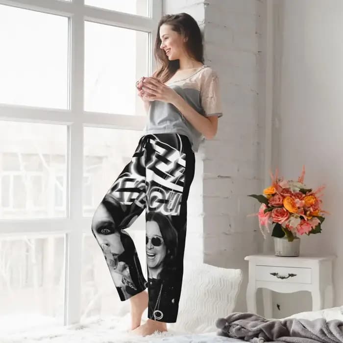 Pantalon de pyjama personnalisé Ozzy Osbourne pour femme