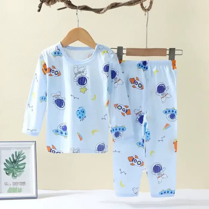 Ensemble pyjama en coton doux et respirant pour bébés enfants de 0 à 5 ans, ensemble de vêtements de