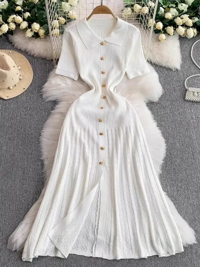 Robes De tempérament tricotées pour femmes