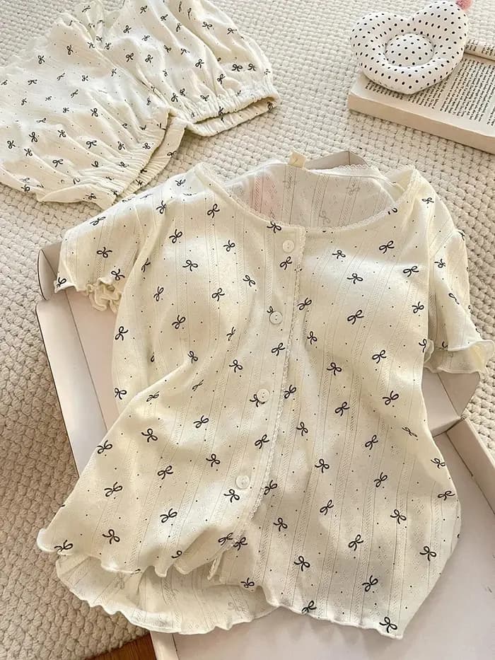Nouvel ensemble de pyjama d'été pour femme