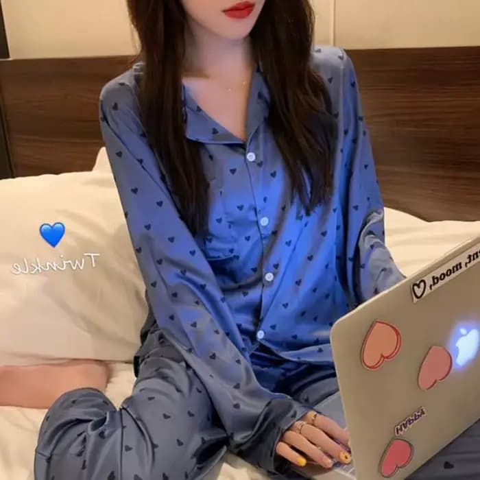 Pyjama à manches longues pour femme