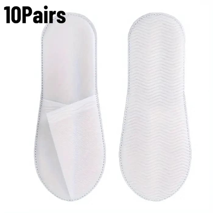 10/30 paires blanc pantoufles jetables hôtel famille voyage Salon de beauté invités hommes femmes un