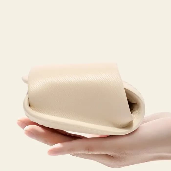 Pantoufles de voyage pliables antidérapantes pour hommes et femmes