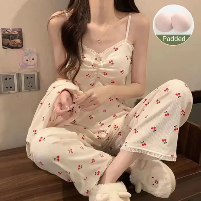 Pyjama à manches longues pour femme