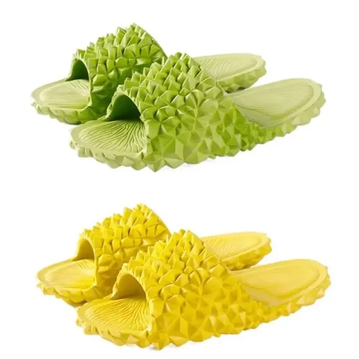 Décontracté drôle créatif Durian pantoufles anti-dérapant maillots de bain appartements