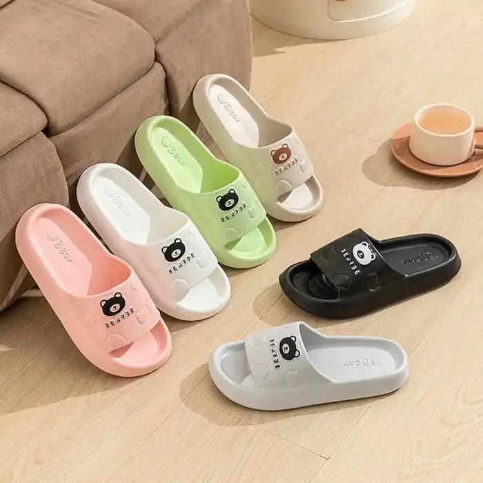 Chaussons pour femmes pour l'été en plein air intérieur à semelles épaisses salle de bain anti-dérapant Cool pantoufles