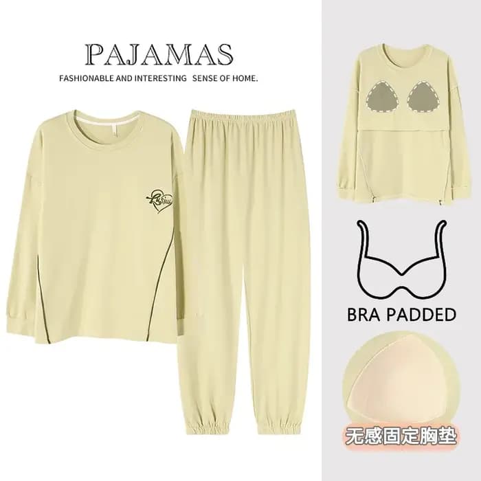 100% coton pyjamas pour femmes à manches longues bas mignon Pandas impression nouveau printemps auto