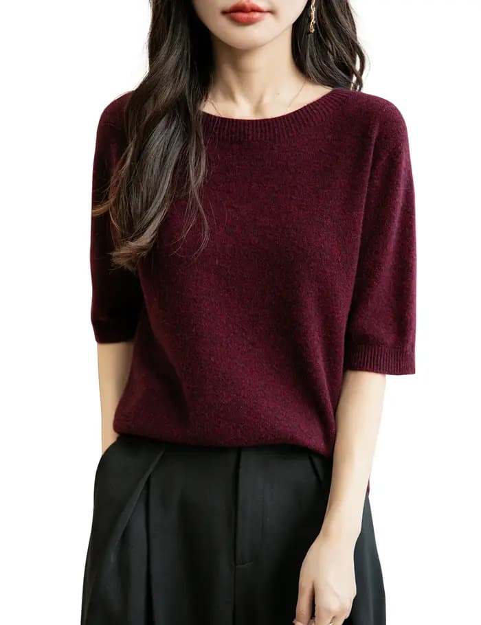 Hauts pour femmes, vêtements 100% laine mérinos