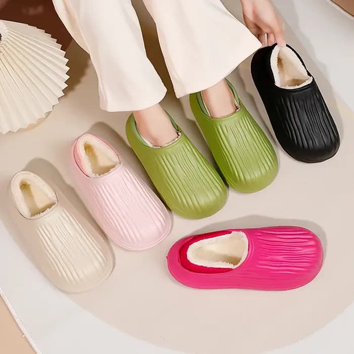 Pantoufles d'hiver en coton pour femmes et hommes