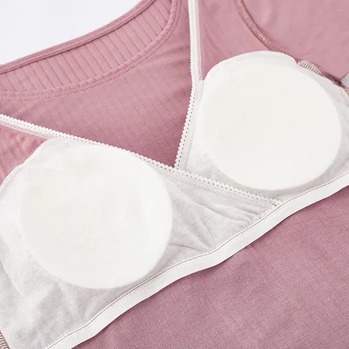 Pyjama d'Automne en Coton Rayé à Manches sulfpour Femme Enceinte