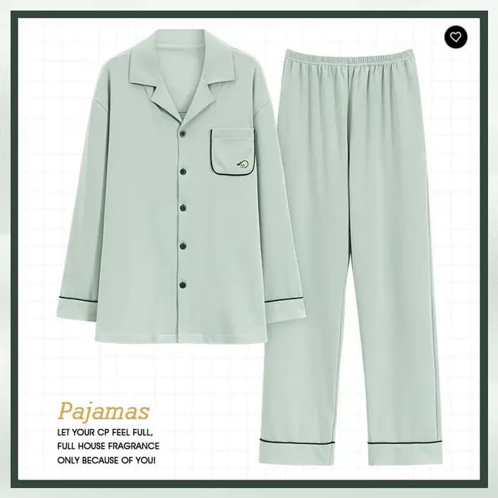 Ensemble pyjama pour hommes, manches longues, haut en coton, pantalon, vêtements de nuit doux, grand