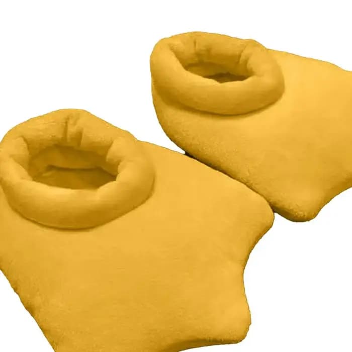 Chaussons en peluche pieds de canard unisexe