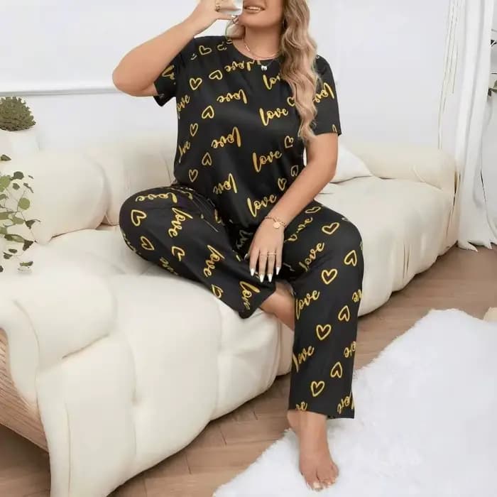 Ensemble de pyjama grande taille pour femme