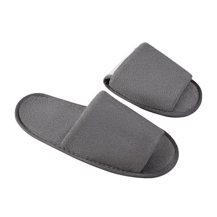 Pantoufles en tissu portables de voyage pliables