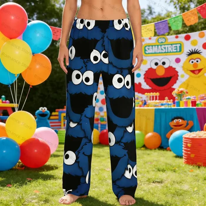 Pantalon de pyjama Monster-C-cookies pour femme