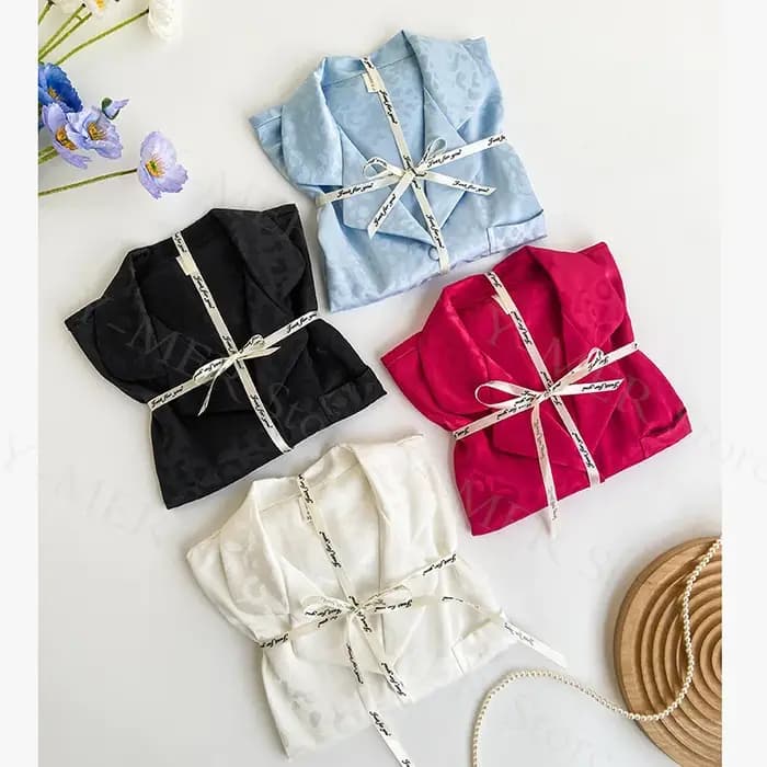 Pyjama léopard à manches longues pour femmes