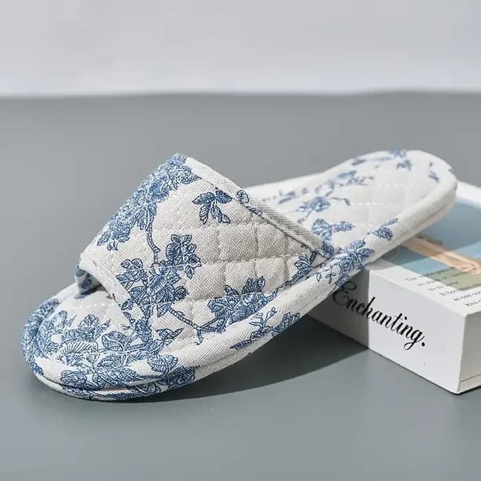 Pantoufles de maison en coton doux