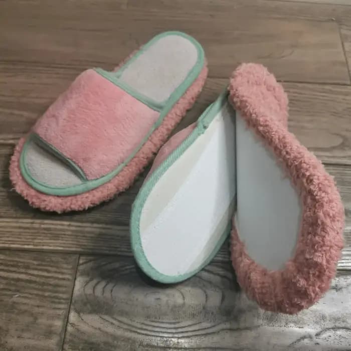 Chaussons serpillères en microfibre détachables et lavables