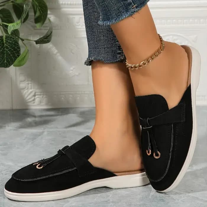 Lofu – chaussures rétro en flanelle douce pour femmes