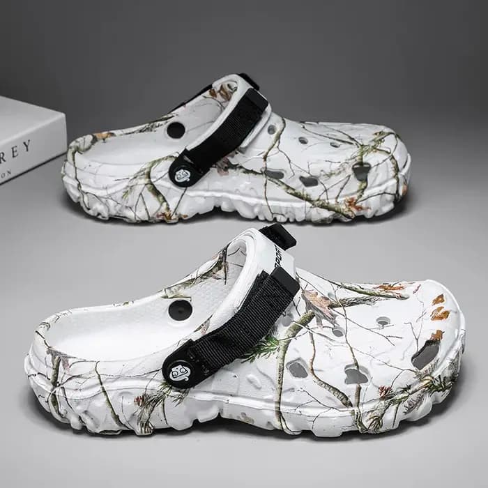Hommes pantoufles de haute qualité classique en plein air anti-dérapant chaussures de jardin léger mode sandales