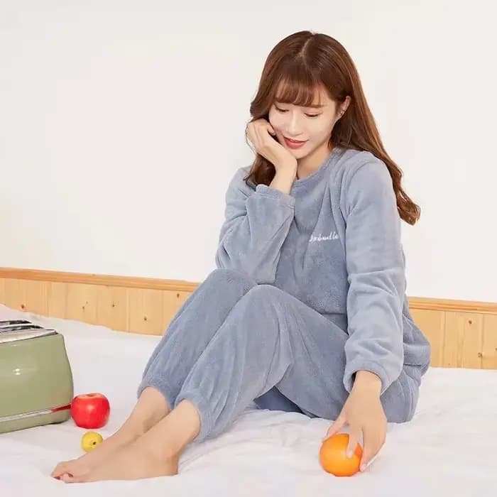 Ensemble de pyjama en velours corail pour femmes