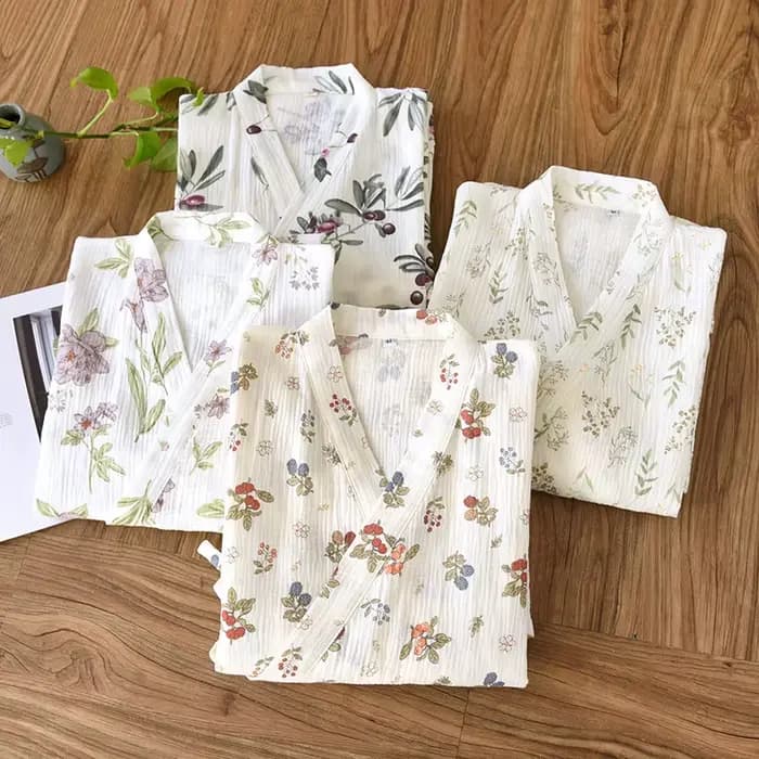 Kimono japonais 2025 nouvelle Robe femme 100% coton